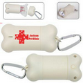 Light Up Pet First Aid Kit - Bone - White